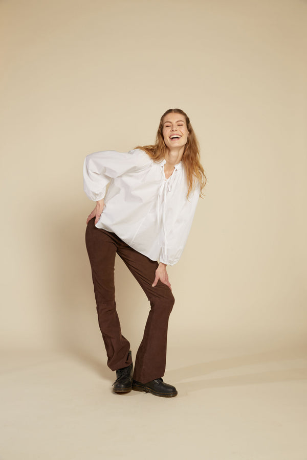 Cooper Flare Suede 23 Trousers