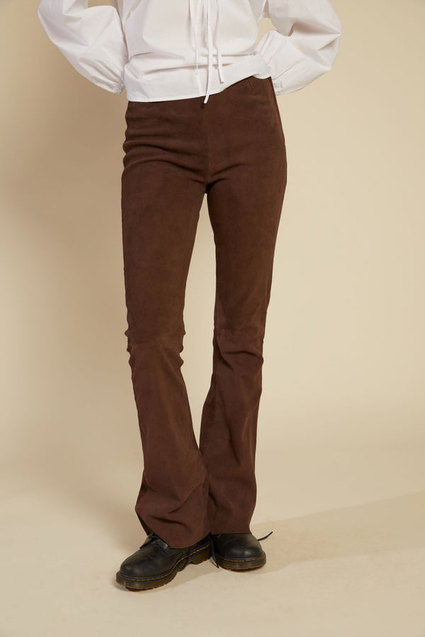 Cooper Flare Suede 23 Trousers