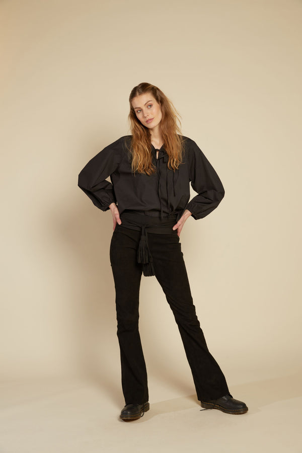 Cooper Flare Suede 23 Trousers