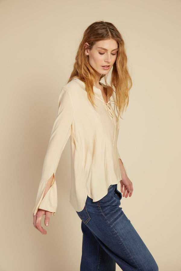 Elena Solid Blouse