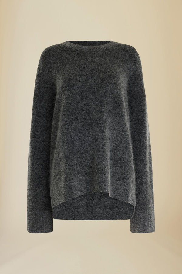 Line Of Oslo Adam Sweater Knitted sweaters Antracite 004