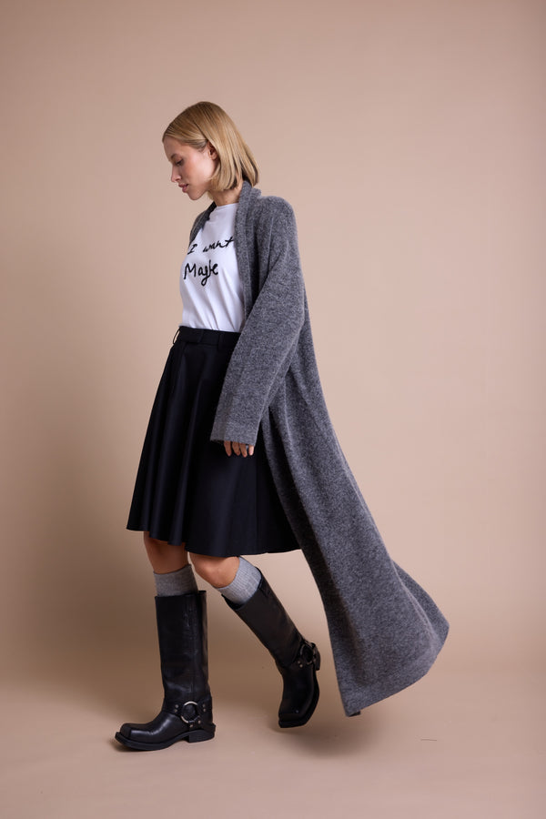 Line Of Oslo Alba Cardigan Cardigan Antracite 004