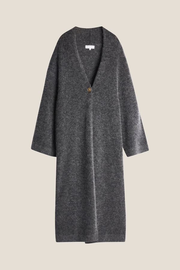 Line Of Oslo Alba Cardigan Cardigan Antracite 004