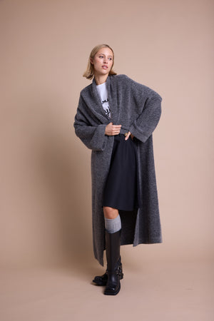 Line Of Oslo Alba Cardigan Cardigan Antracite 004
