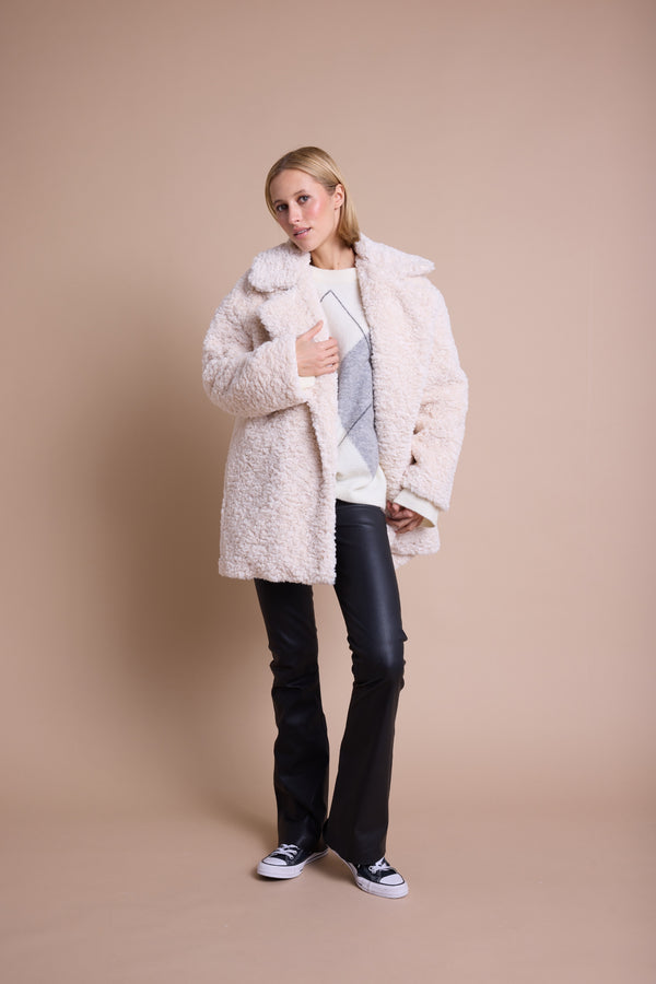 Line Of Oslo Andrea Round Jacquard Genser  Creme/Grey/Antracite 201