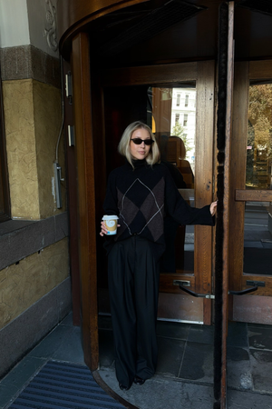 Line Of Oslo Andrea Turtle Jacquard Genser 