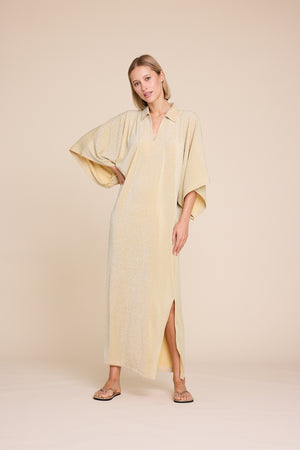 Line Of Oslo Anne Dress Dress Gold 010