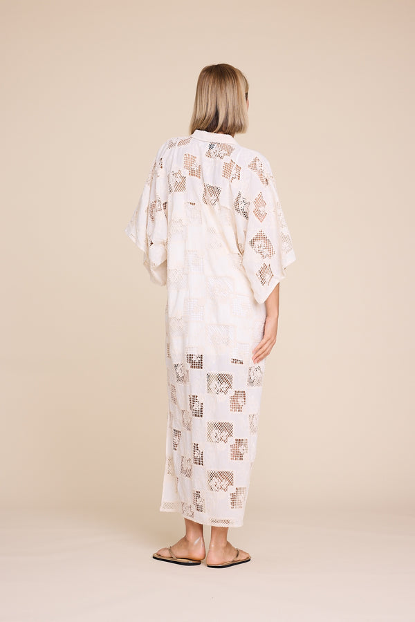 Line Of Oslo Anne Lace Dress Dress Sand 069