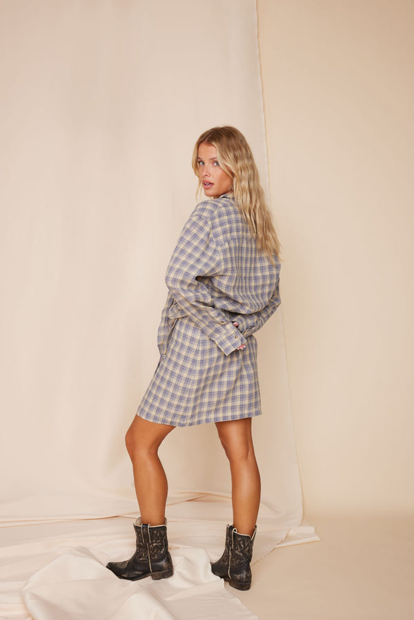 Line Of Oslo Belle Check Skirt Skirt As is 136