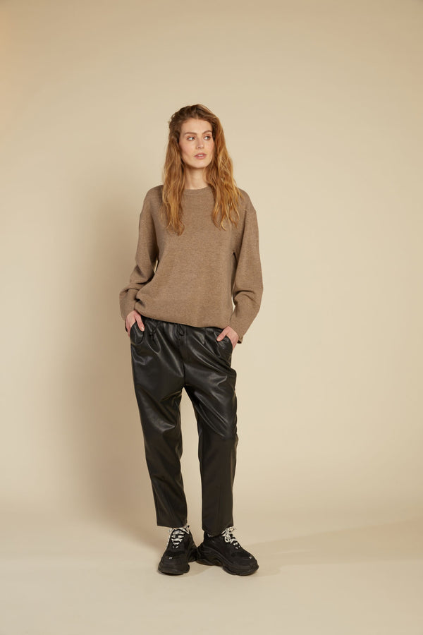 Line Of Oslo Ben Leather Trousers Trousers As is 136