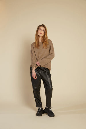 Line Of Oslo Ben Leather Trousers Trousers As is 136