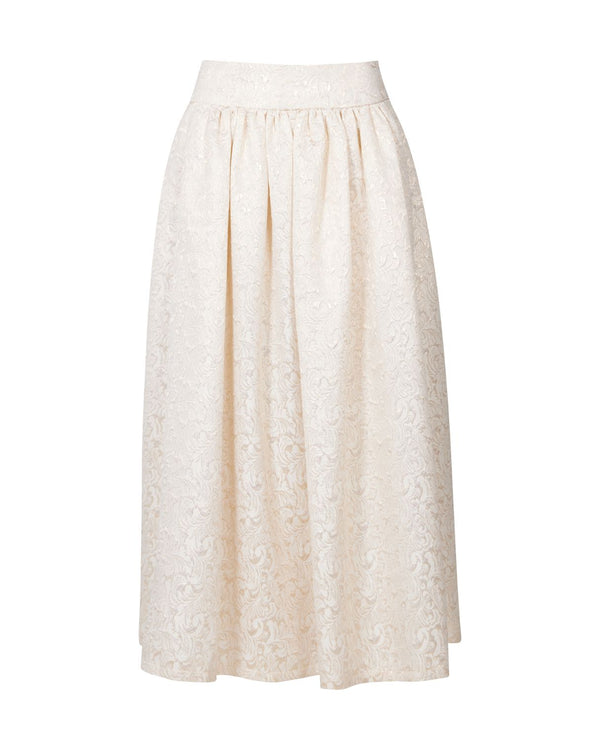 Line Of Oslo Betty Brocade Skirt Skirts Gold