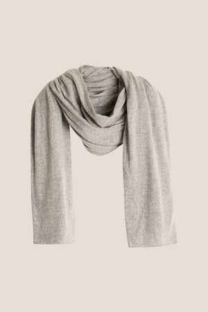Line Of Oslo Big Scarf Scarf Grey Melange 006