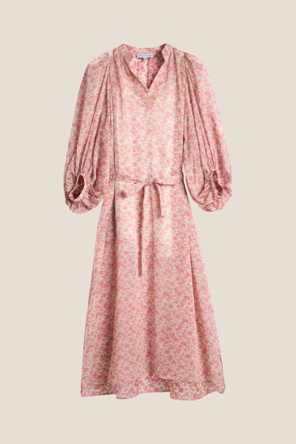 Line Of Oslo Billy Flower Dress Dress Pink 002