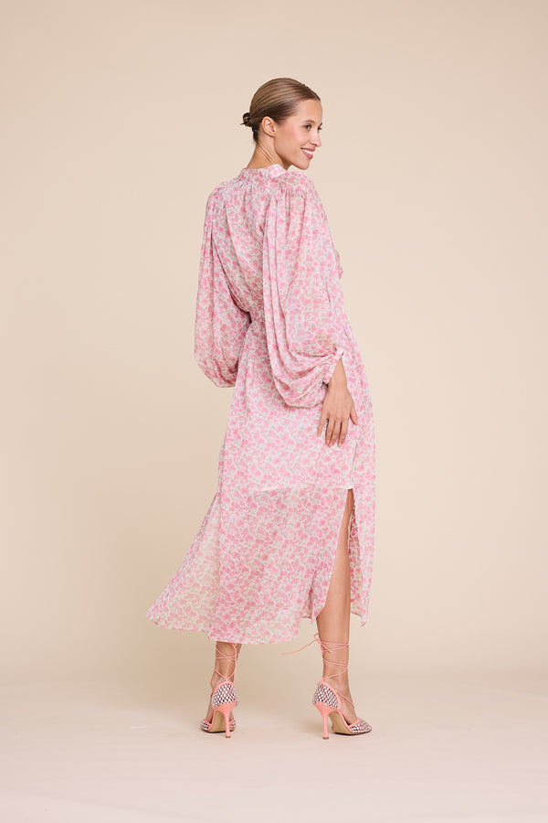 Line Of Oslo Billy Flower Dress Dress Pink 002