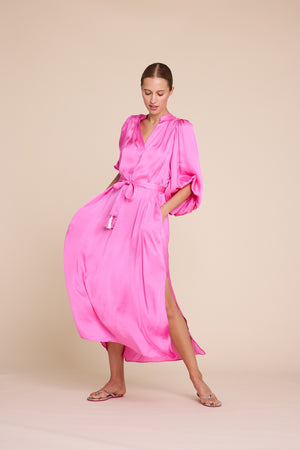 Line Of Oslo Billy Satin Dress Dress