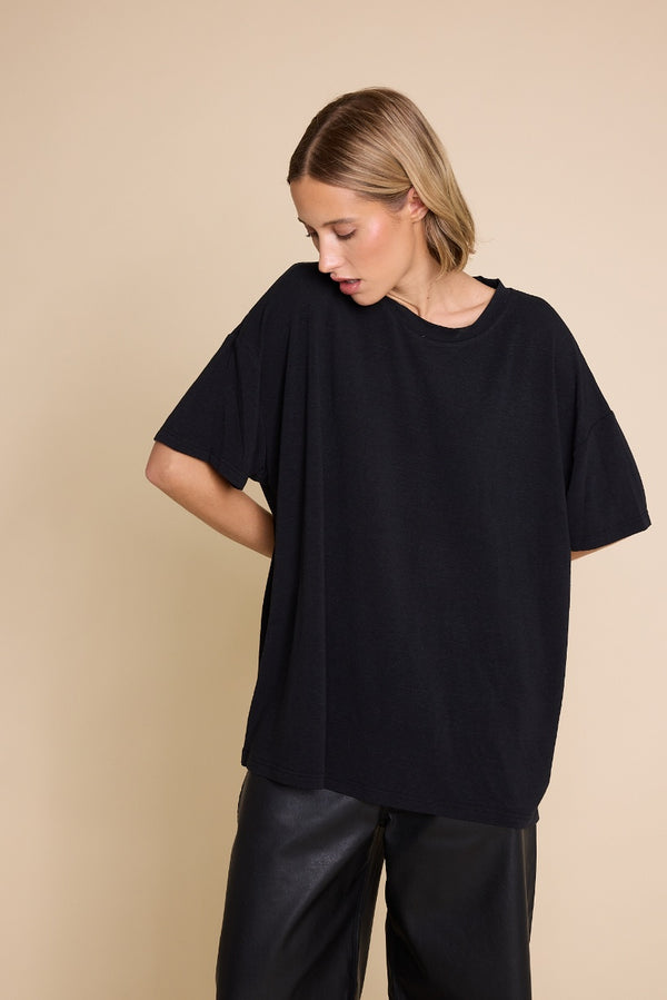 Line Of Oslo Bownie T-shirt T-shirt Black 097