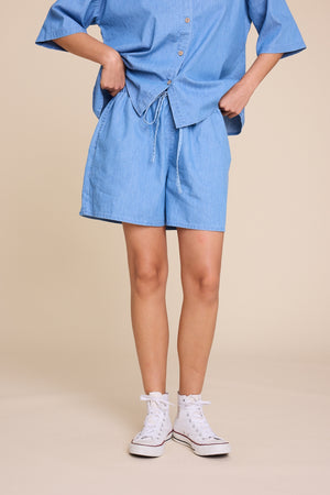 Line Of Oslo Boy Friend Shorts Short Light denim