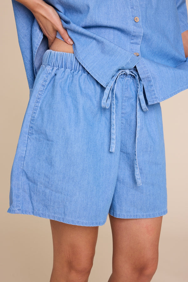 Line Of Oslo Boy Friend Shorts Short Light denim