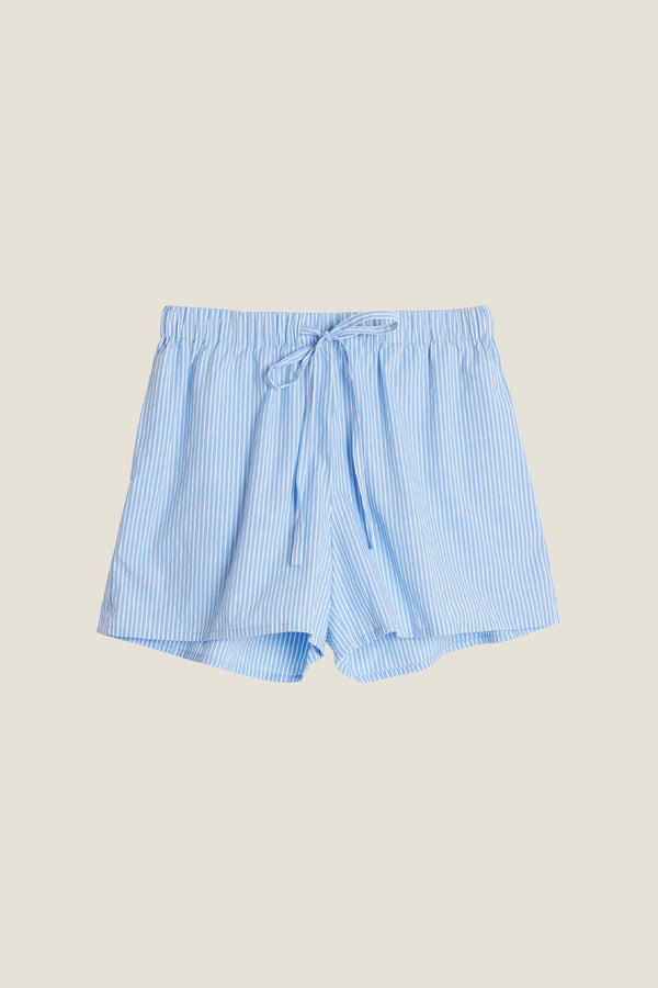 Line Of Oslo Boyfriend Shorts Short Light Blue 003