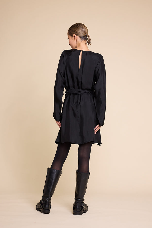 Line Of Oslo Bridget Short Dress Dress Black 097