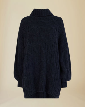 Line Of Oslo Britt Sweater Knitted sweaters Black 097