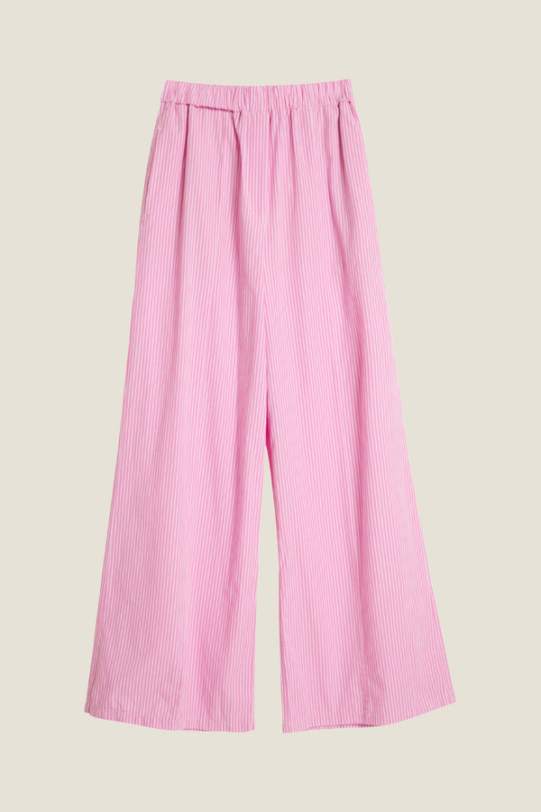 Line Of Oslo Bud Stripe Trousers Trouser Pink 002