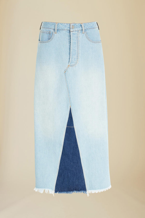 Line Of Oslo Buffalo Denim Skirt Skirts