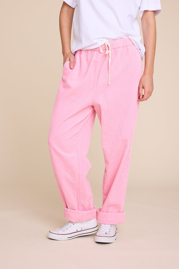 Line Of Oslo Chip cord Trouser Pink 002