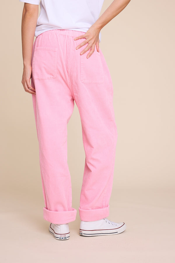 Line Of Oslo Chip cord Trouser Pink 002