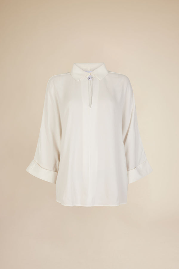 Line Of Oslo Classy Blouse Blouse Creme 091