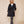 Line Of Oslo Clyde Short Trench Coat Jacket Black 097