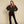 Line Of Oslo Cooper Flare Suede 23 Trousers Trousers Black 097