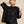 Line Of Oslo Cute Linen Blouse Blouse Black 097