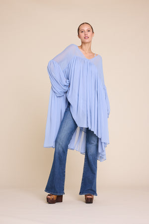 Line Of Oslo Dawn Solid Dress Dress Light Blue 003