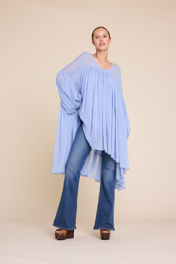 Line Of Oslo Dawn Solid Dress Dress Light Blue 003