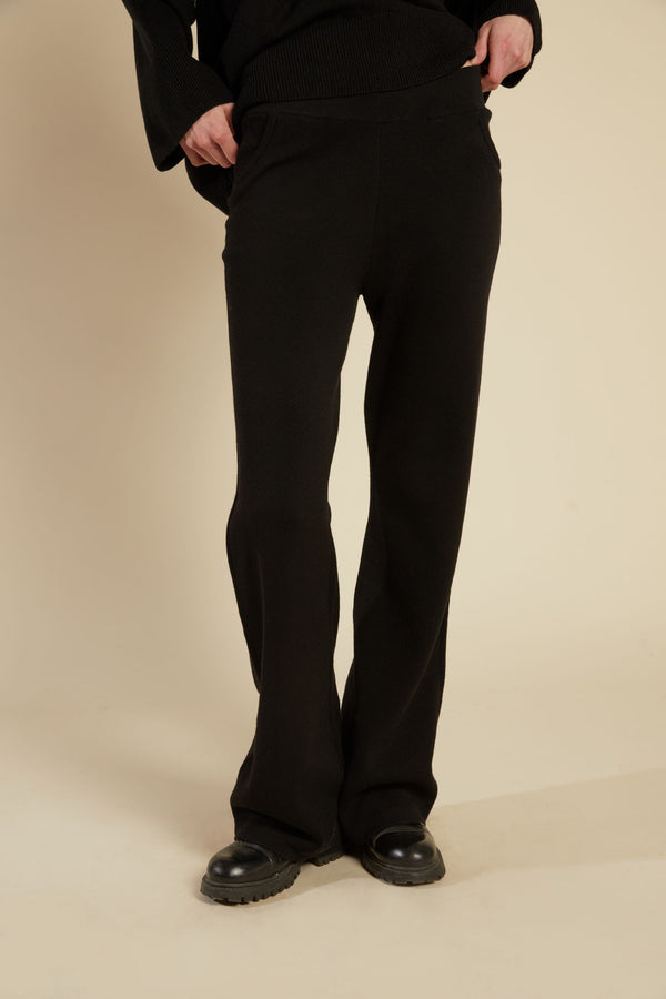 Line Of Oslo Ebba Trousers Trousers Black 097