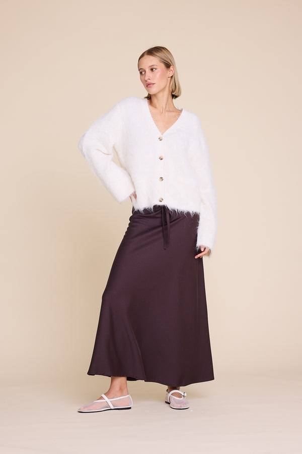 Line Of Oslo Elsa Cardigan Cardigan Creme 091