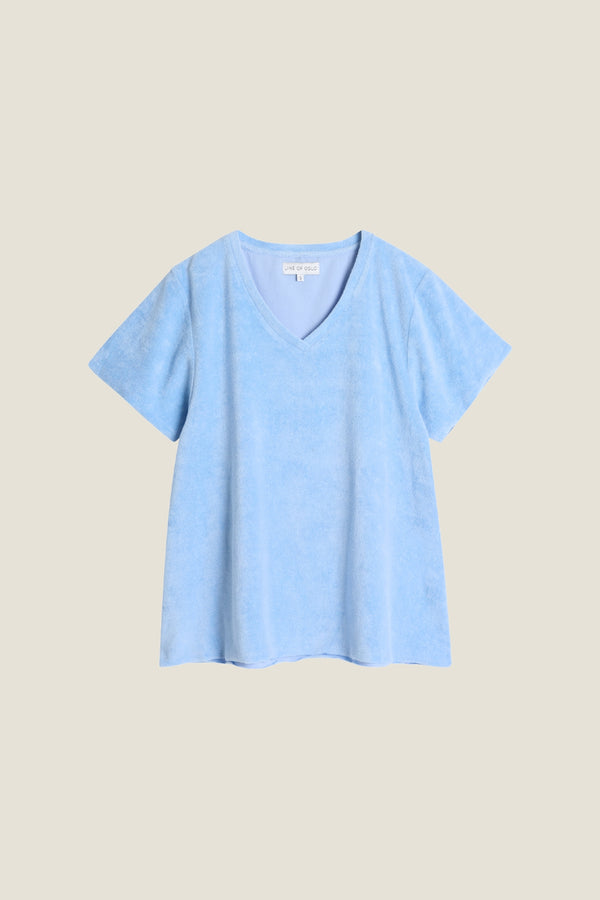 Line Of Oslo Elvis Solid Top Top Light Blue 003