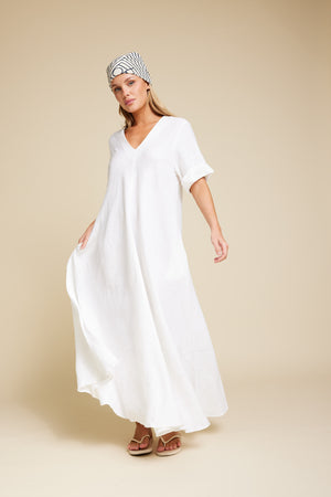 Line Of Oslo Eva Dress Dresses White 001