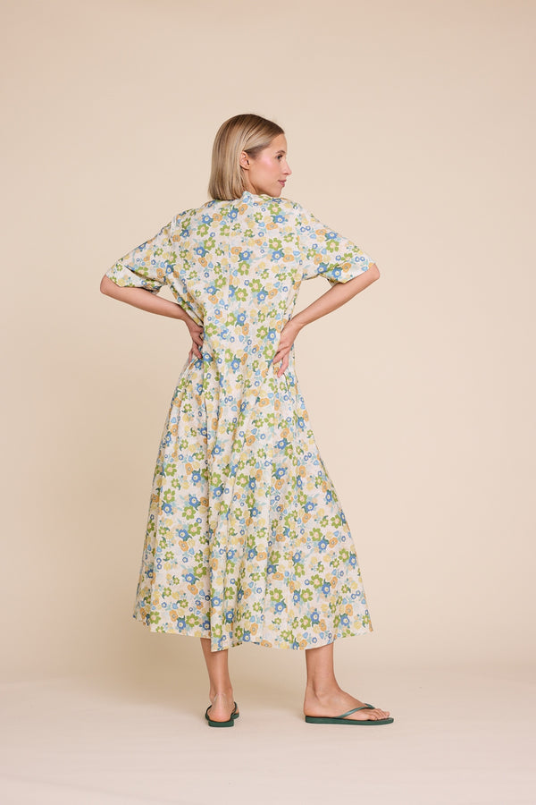 Line Of Oslo Eva Flower Print Dress Dress As is 136