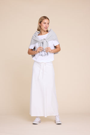 Line Of Oslo Famous T-shirt Top White 001