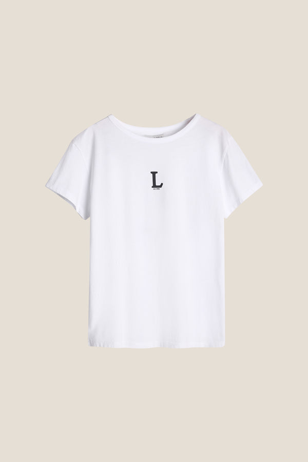 Line Of Oslo Famous Logo T-skjorte T-shirt White 001