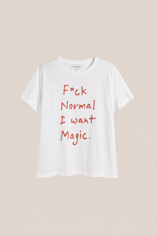 Line Of Oslo Famous Print T-skjorte T-shirt Red print