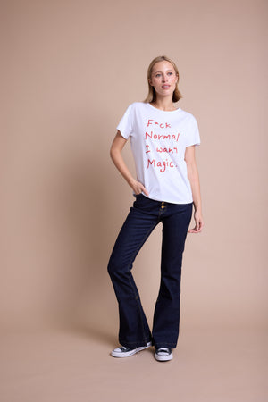 Line Of Oslo Famous Print T-skjorte T-shirt Red print