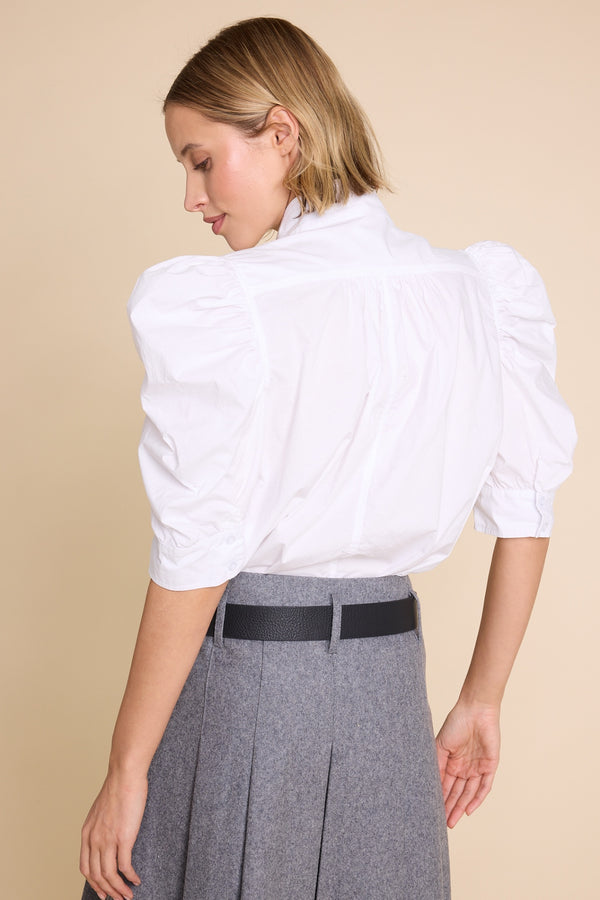 Line Of Oslo Fiona Solid Blouse Blouse White 001