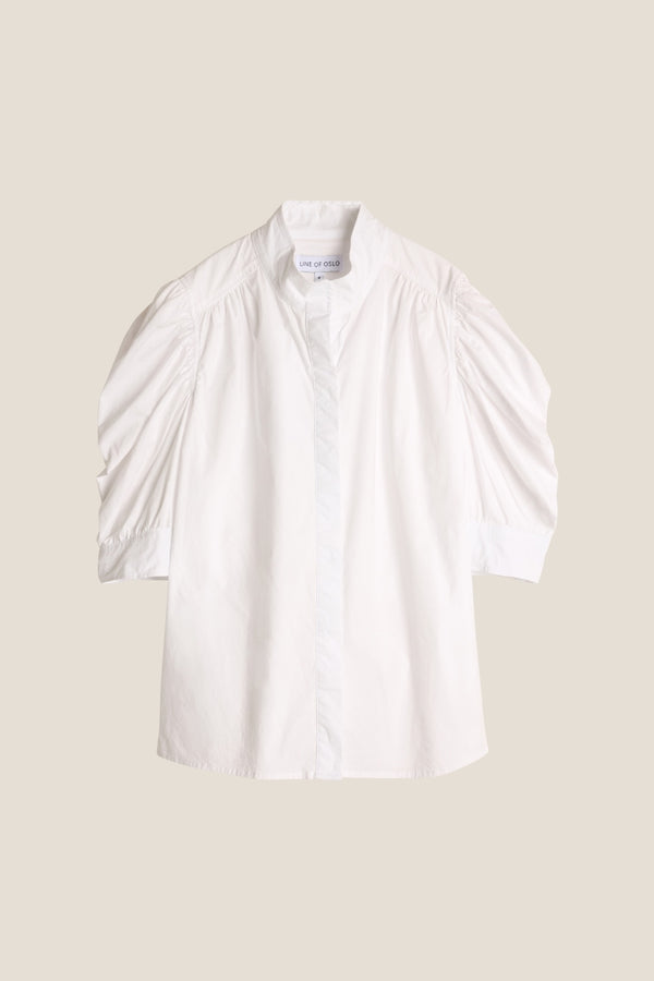 Line Of Oslo Fiona Solid Blouse Blouse White 001