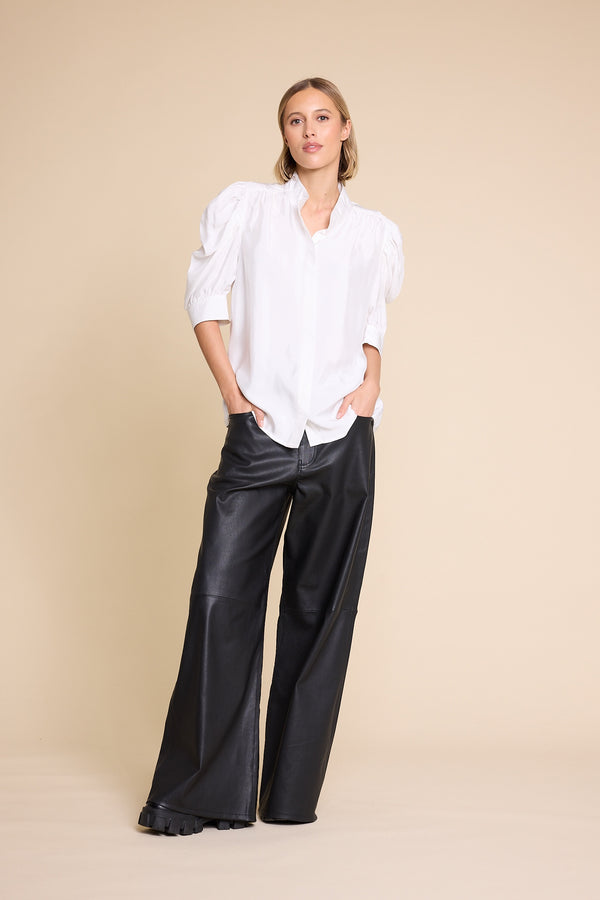 Line Of Oslo Fiona Viscose Blouse Blouse Creme 091