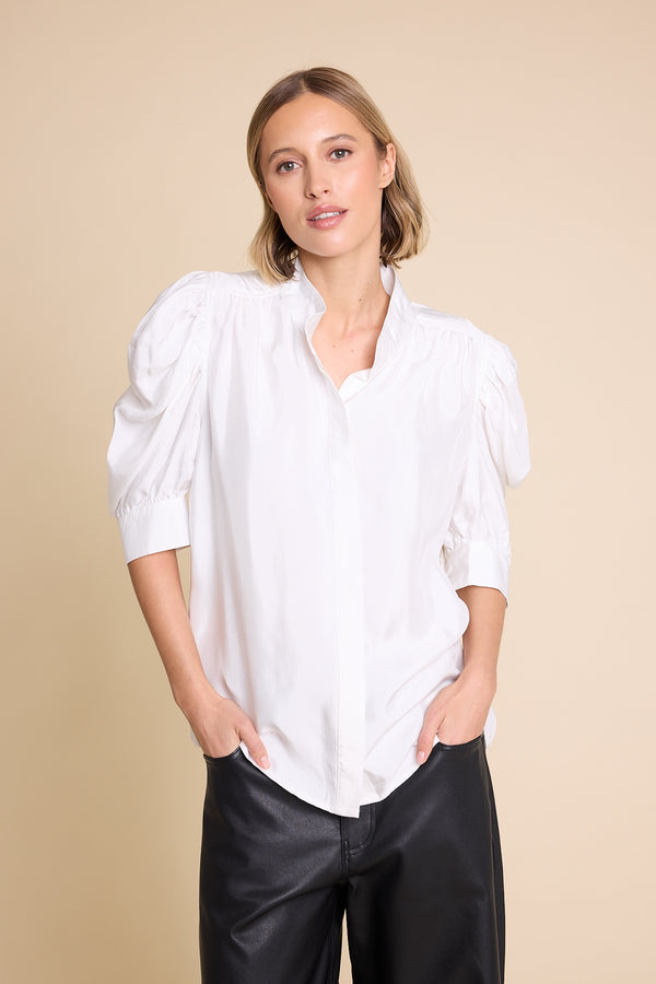 Line Of Oslo Fiona Viscose Blouse Blouse Creme 091