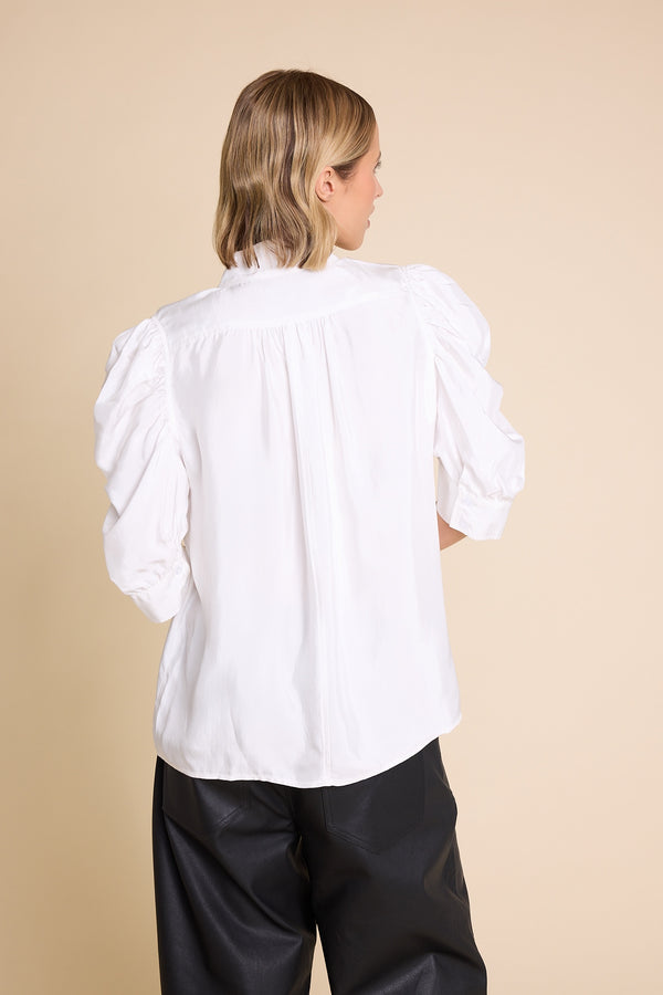Line Of Oslo Fiona Viscose Blouse Blouse Creme 091